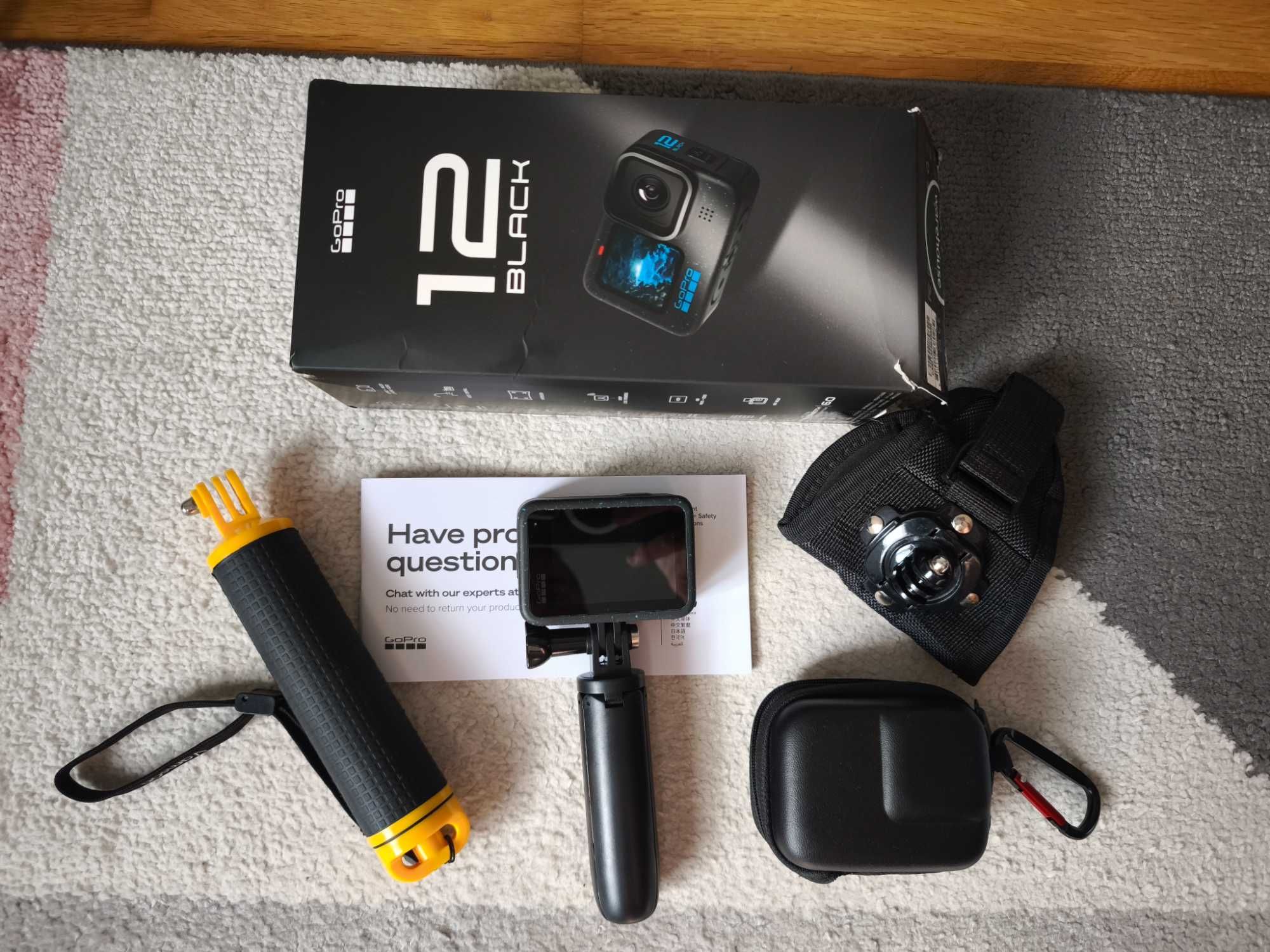 GoPro Hero 12 Black - com acessorios