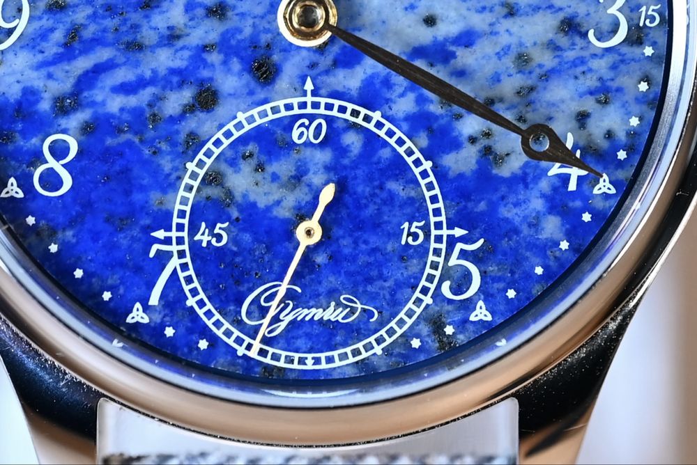 Zegarek mechaniczny J. Sarnowski Derwydd Y Nos. Lapis lazuli