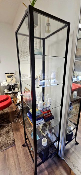 armário, vitrine em vidro com fechadura