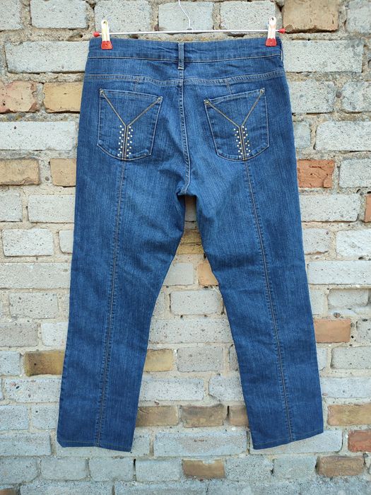 Spodnie jeansowe jeansy damskie straight Jeans Fashion