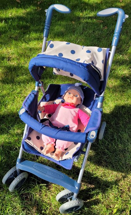 Wózek spacerówka dla lalki Mamas&papas + lalka bobas