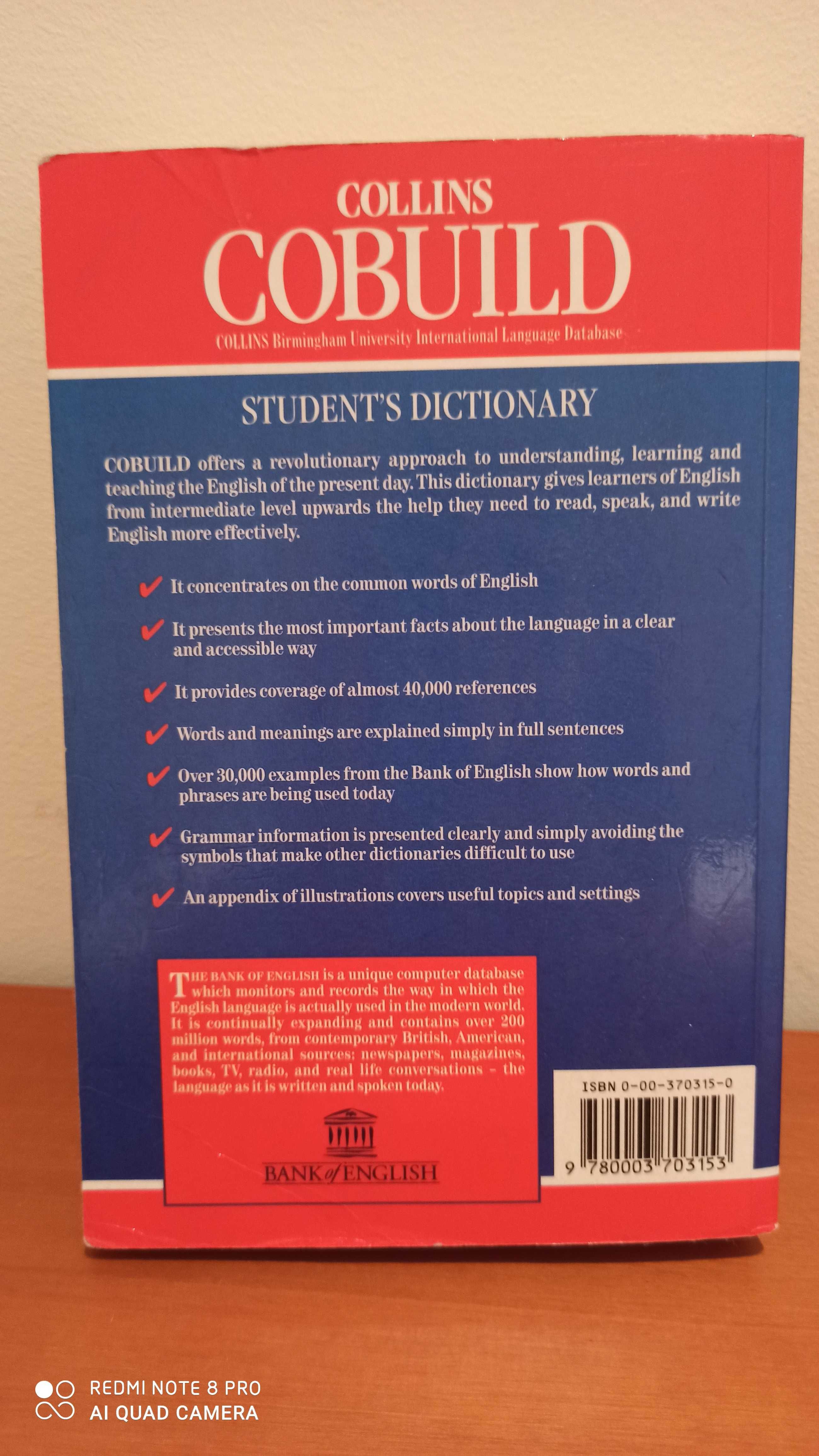 Dicionário Inglês Cobuild Student's Dictionary