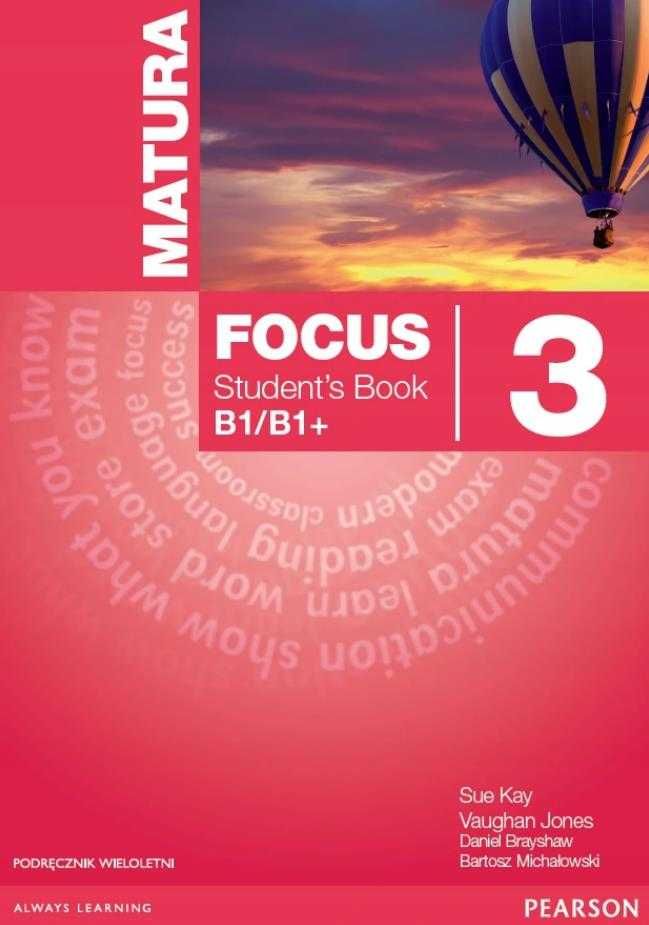 FOCUS 3 matura PODRĘCZNIK Students Book + CD NOWY