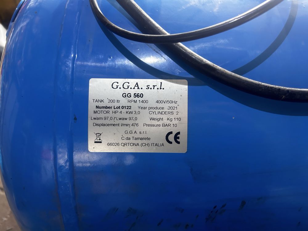 Sprężarka kompresor GGA 200l