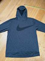 NIKE r. Xs / S bluza z kapturem swoosh szara nowa