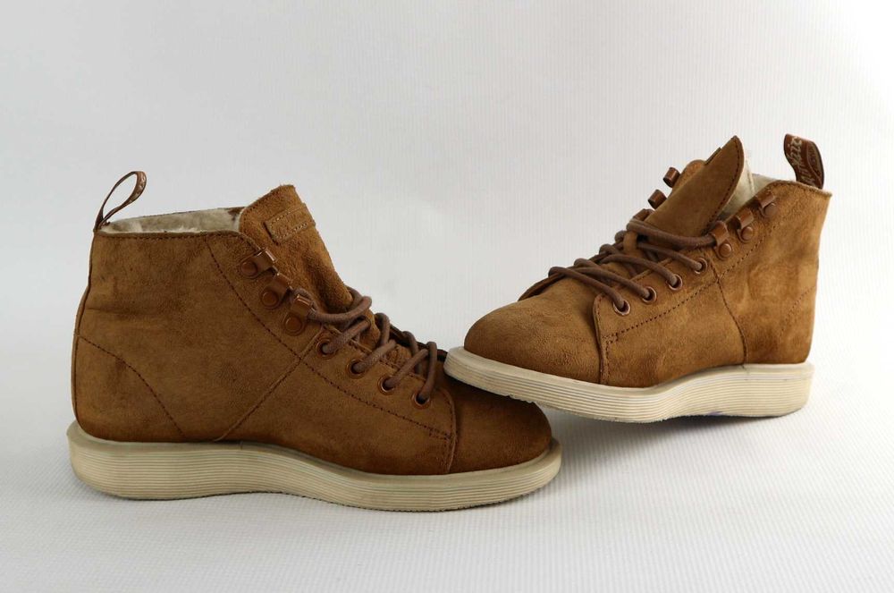 Dr. Martens trzewiki zamszowe z kożuszkiem rozmiar 36