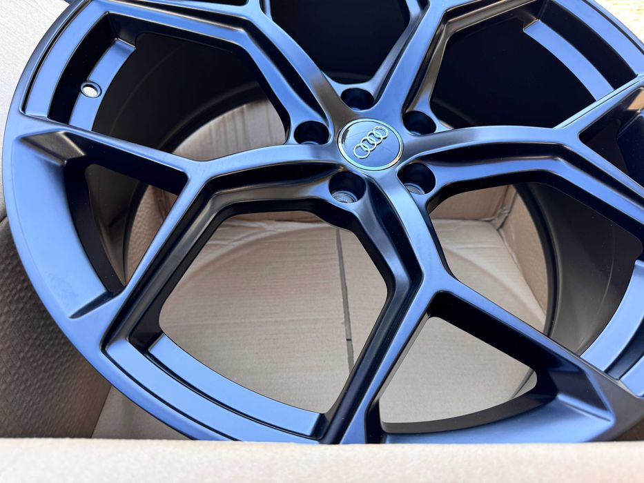 Нові Чорні Матові титани R21 5x112 Audi A5 A7 A8 Q7 Q8 RS Sline Q5 VW