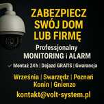Montaż kamer, alarmy, elektryk, Września, Gniezno, Poznań