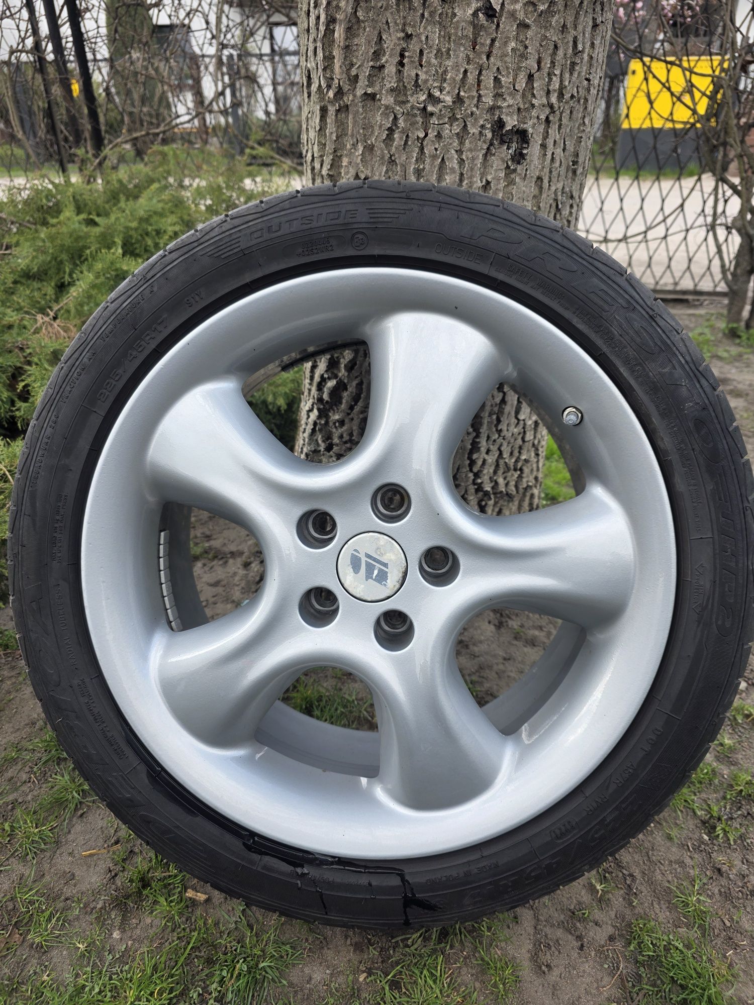Alufelgi 17 cali z oponami letnimii opel vectra astra omega