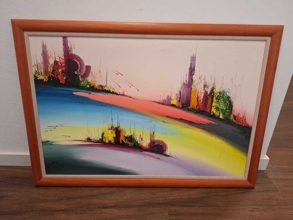 Quadro decorativo com moldura