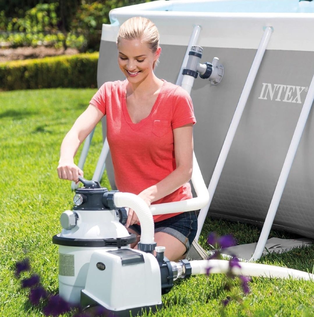 Intex Krystal Clear filtr piaskowy 7,9 m³ do basenów o pojemności do 3
