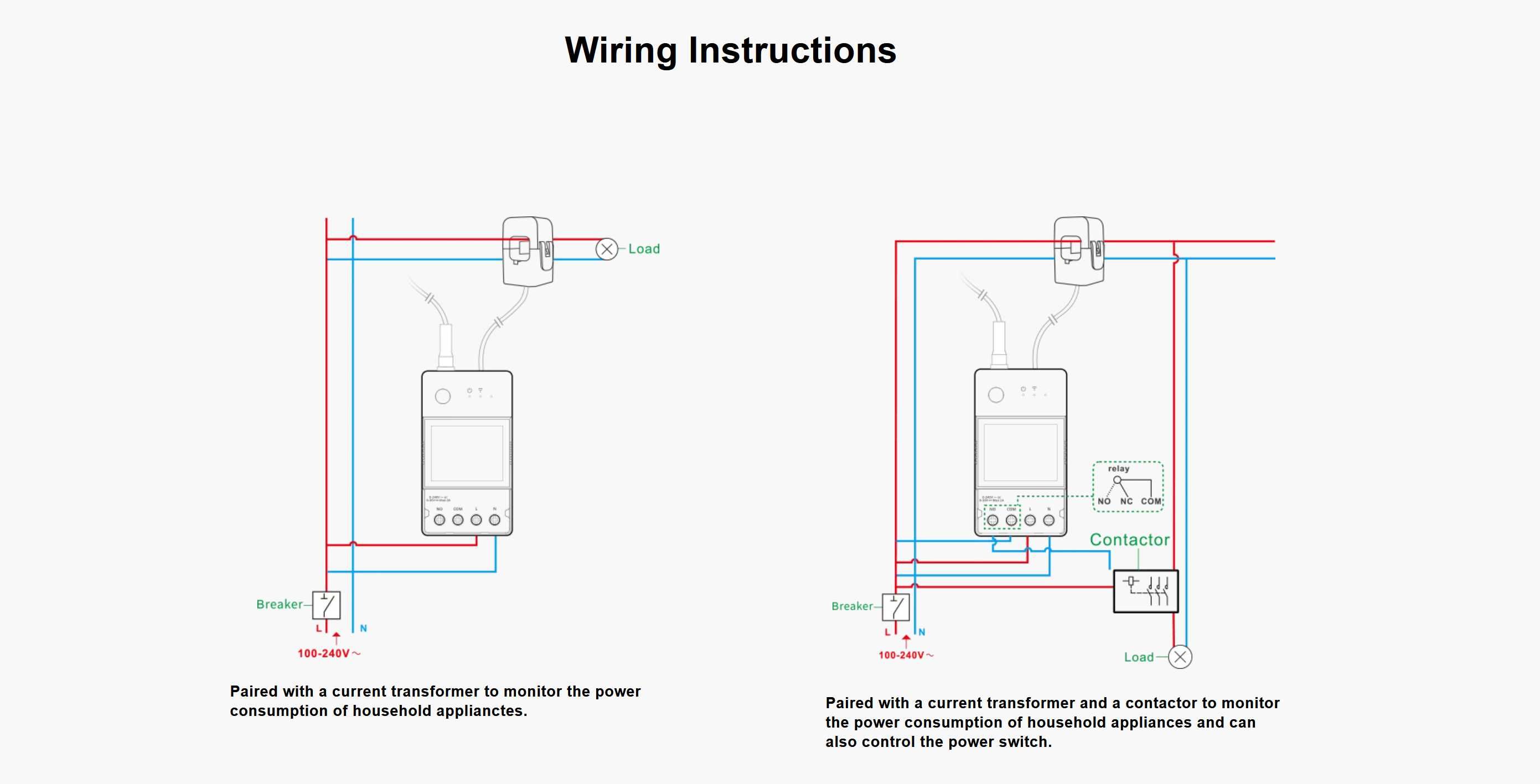 Sterownik Sonoff POWCT WiFi smart licznik energii