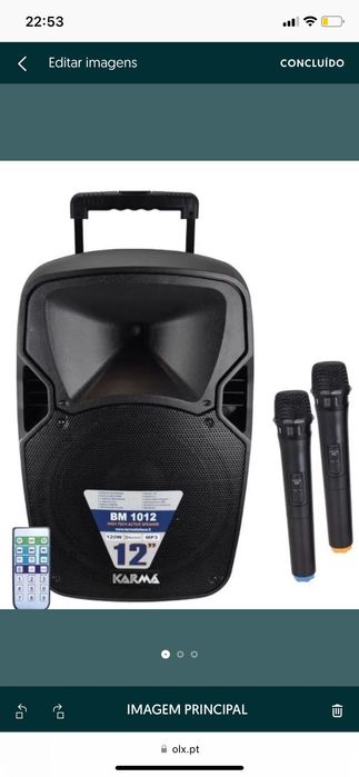 Coluna Amplificada 600 W