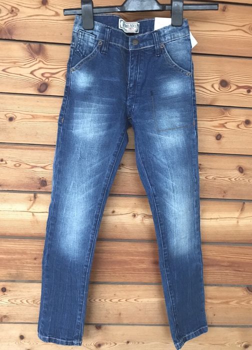 Nowe! z metką modne spodnie jeansy 140 cm markowe regulacja OKAZJA