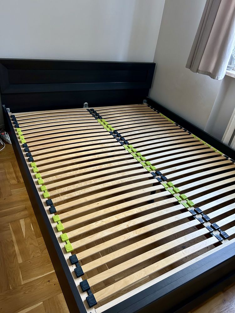 *** Łóżko sypialniane ze stelażem 160x200 BRW Largo kolor wenge ***