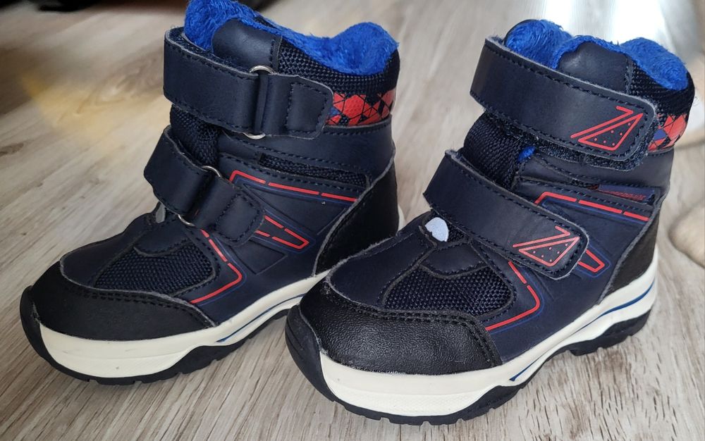 Buty chłopiec 21 dł wkladki 13 cm jesień ocieplane zima trzewiki