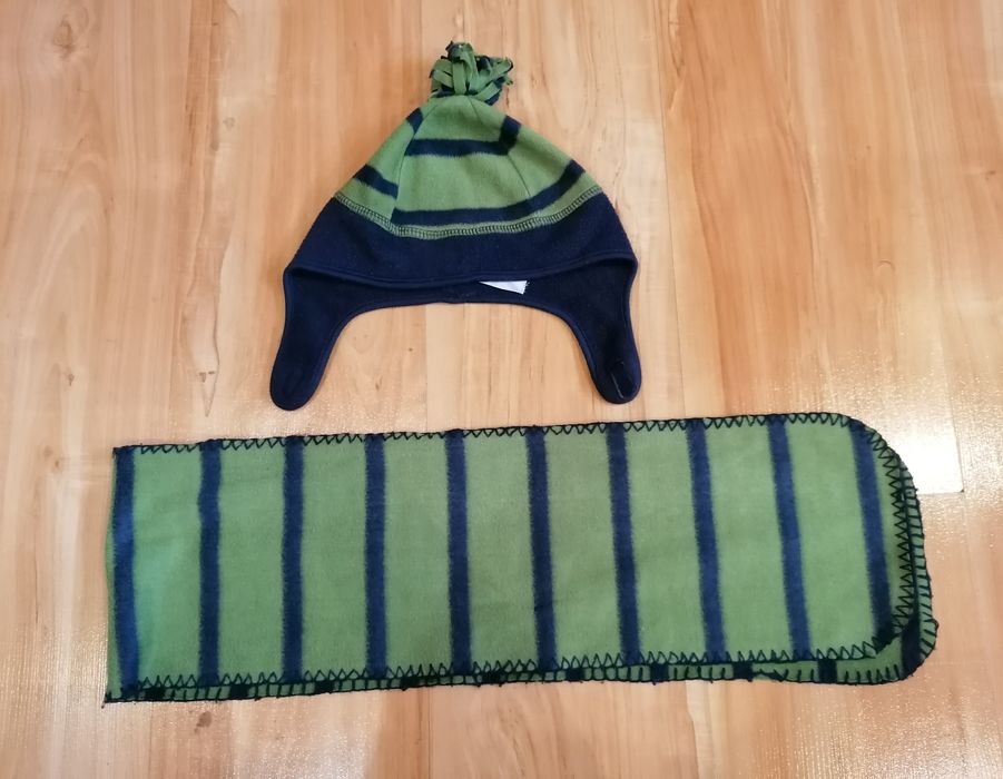 Czapeczka polarowa + szalik roz 92/98