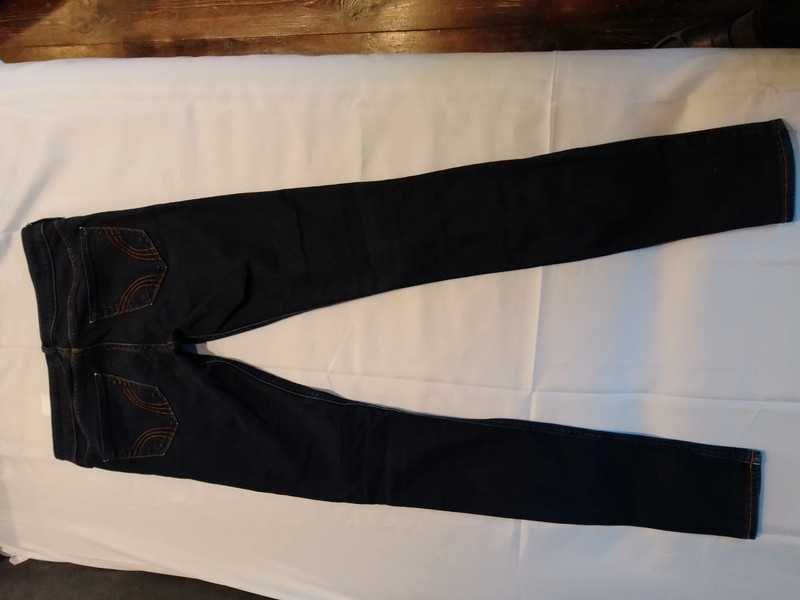 Spodnie damskie jeans rurki niski stan 26/31 Hollister