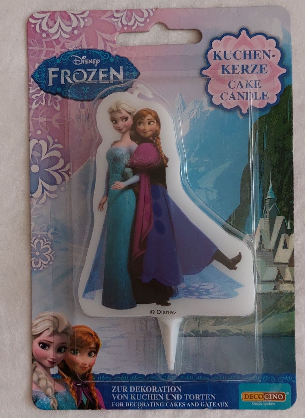 Świeczka na tort Frozen