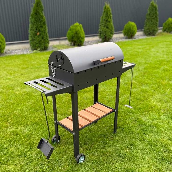 Мангал для шашлику з решіткою! Мангал 4 мм! Мангал на колесах!