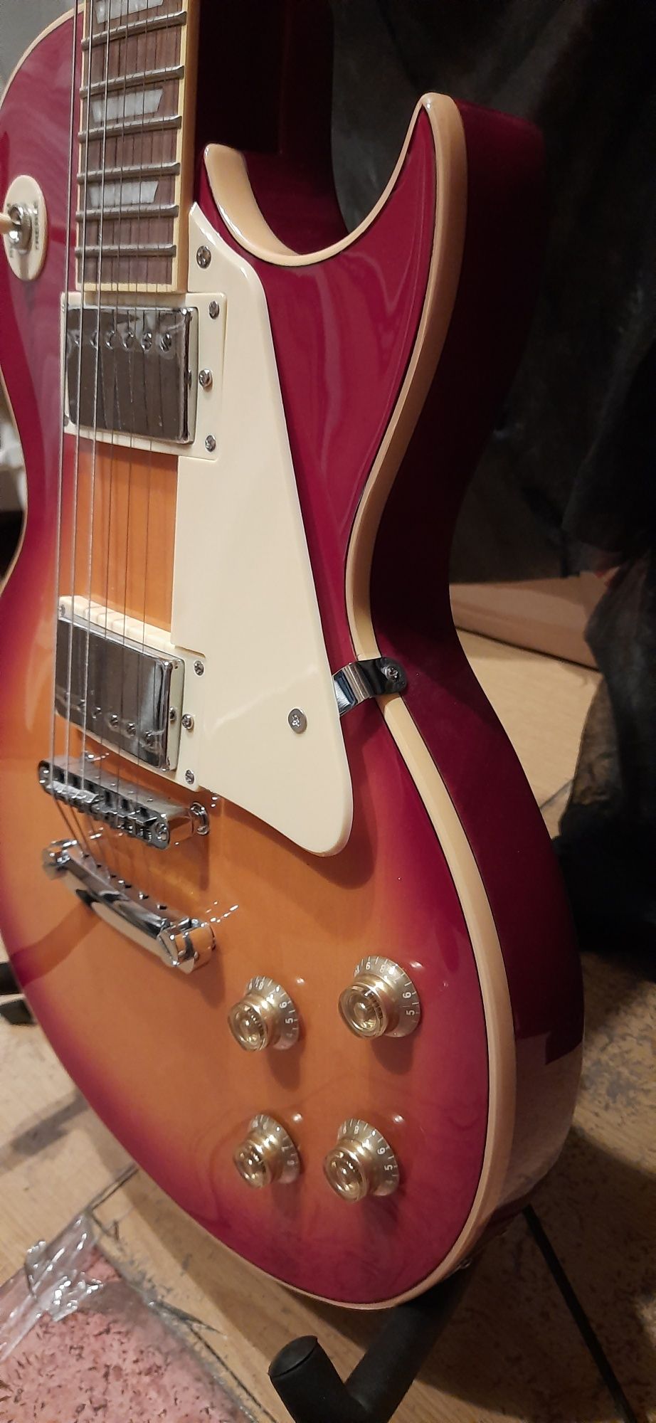 Guitarra SX Les Paul, cor Cherry Sunburst