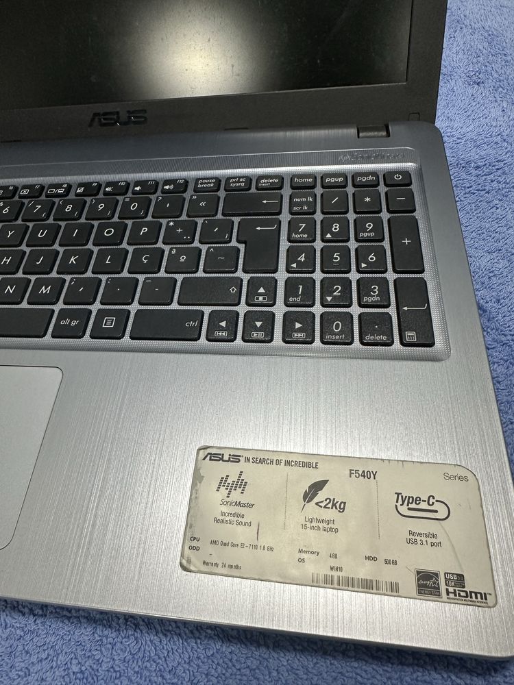 Computador Portatil Asus F540Y
