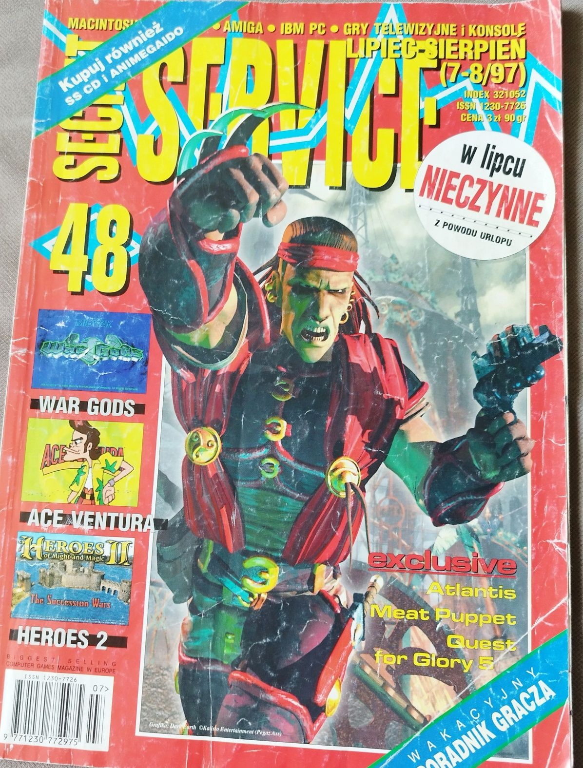 Czasopismo magazyn komputerowy kolekcjonerski Secret service nr 7-8/97