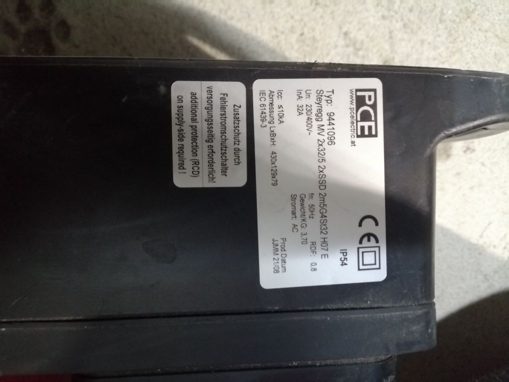 Rozdzielnica elektryczna PCE