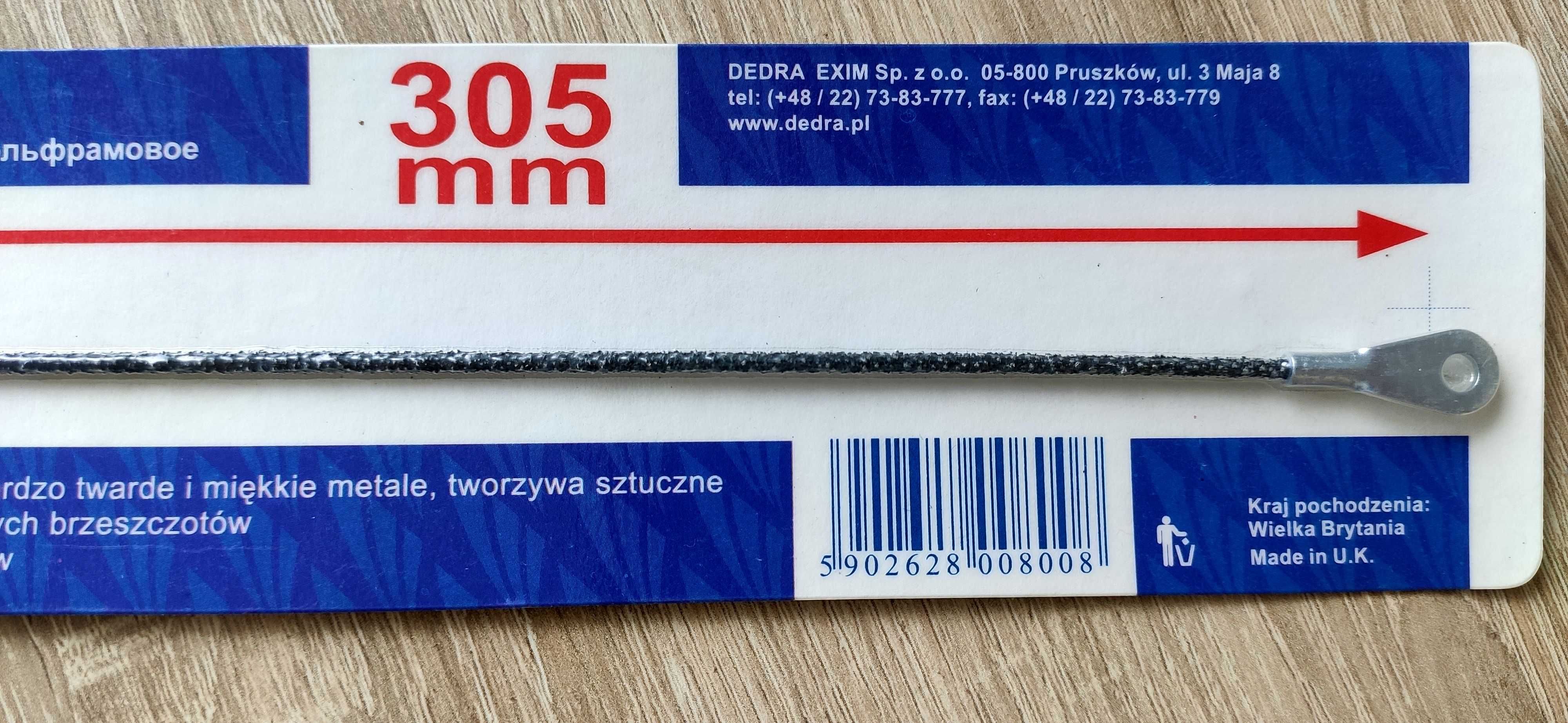 Brzeszczot wolframowy tungstenowy okrągły 305 mm uniwersalny