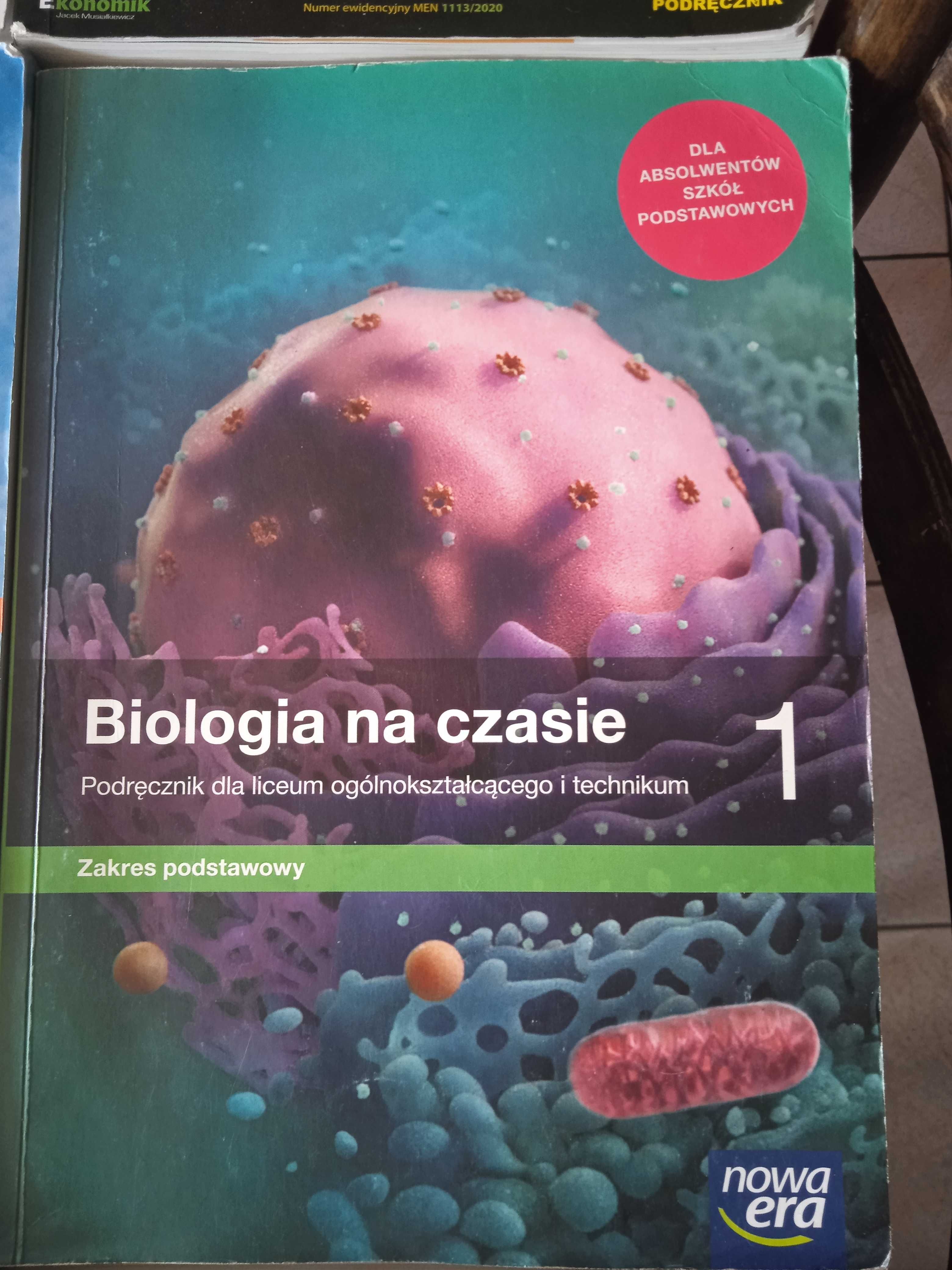 Biologia na czasie podręcznik dla liceum i technikum klasa pierwsza