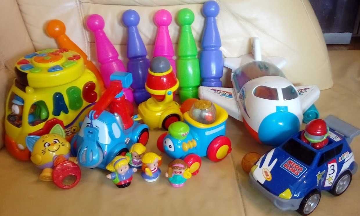 Fisher Price Chicco Mega Block Smyk Firmowy zestaw zabawek
