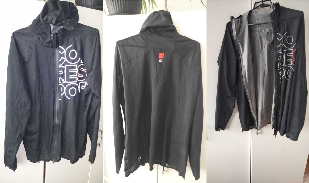 Ultralekka kurtka Compressport Hurricane Waterproof 10/10 Jacket 105g