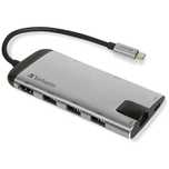 Verbatim Adapter Hub USB-C - USB-C/      3xUSB-A 3.0/HDMI/Eternet/SD