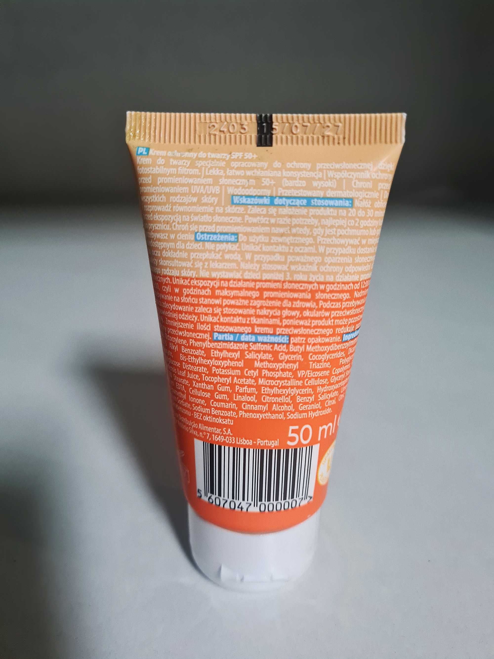 Krem ochronny do twarzy Be Beauty SPF 50+ - tanio