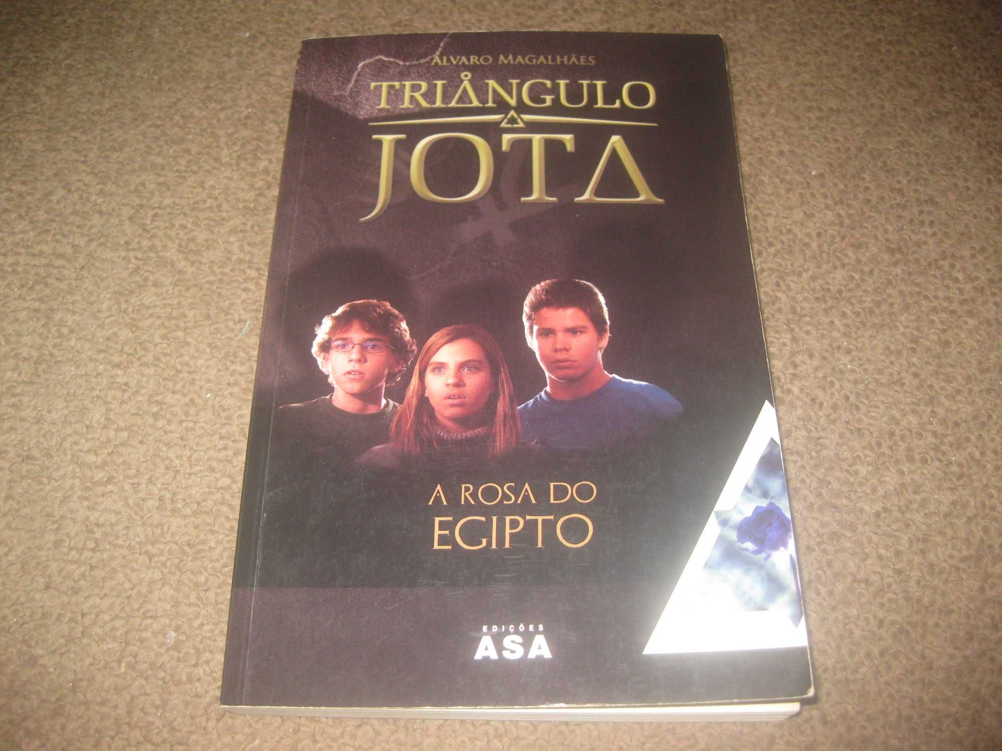 Livro do Triângulo Jota "A Rosa do Egipto" de Álvaro Magalhães