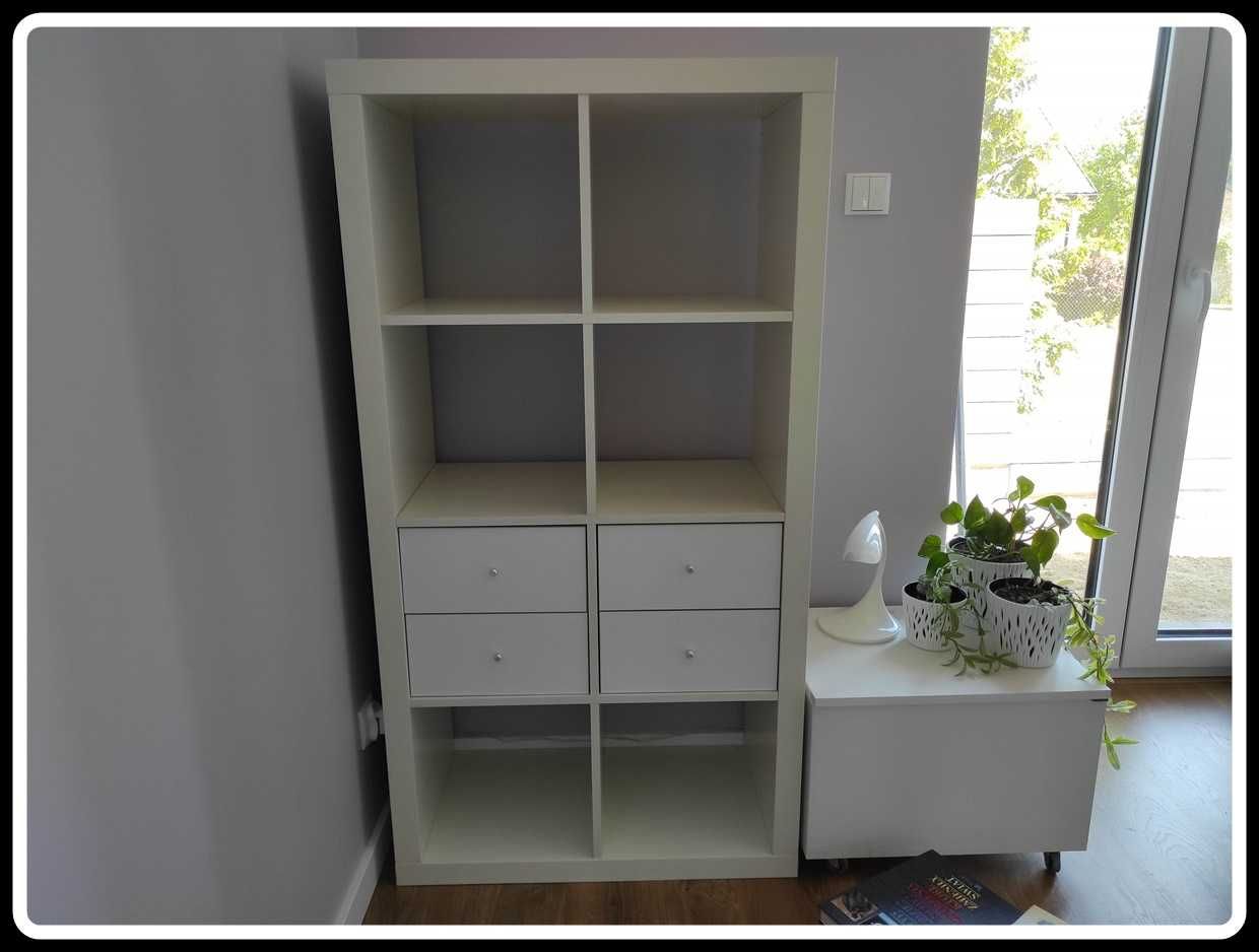 IKEA regał - szafka z szufladami kallax biały