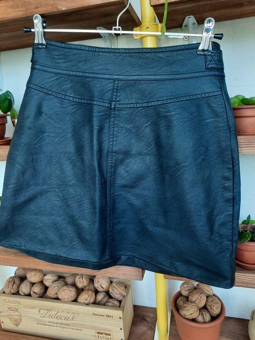 Міні спідниця з еко шкіри. ТОР Shop 36 S