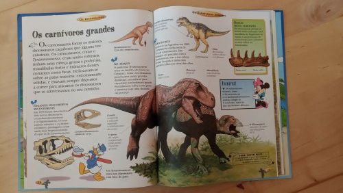 2 Livros Maravilhoso mundo do conhecimento: "Espaço" e "Dinossauros"