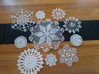 Haftowane serwetki handmade mix wzorów