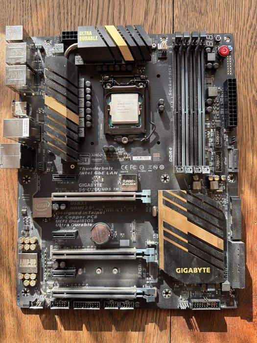 Płyta główna Gigabyte GA-Z170X-UD5 TH + Intel core i7 6700K 4.00GHZ