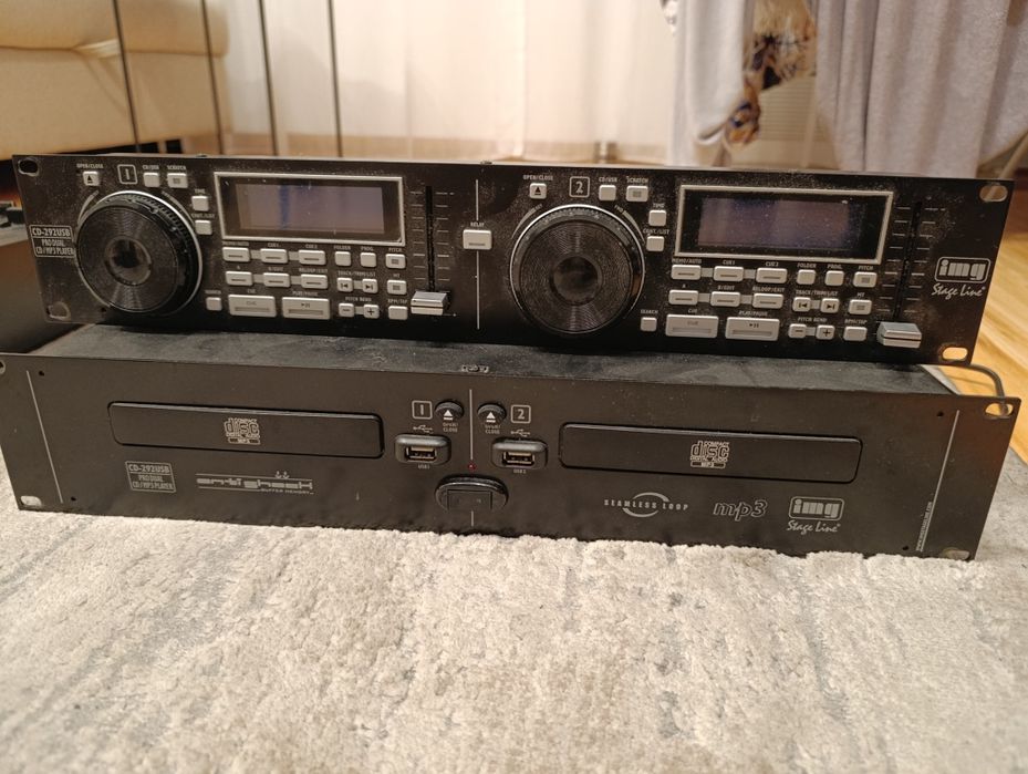 Podwójny odtwarzacz CD/MP3 dla DJ-ów IMG Stage Line CD-292USB.