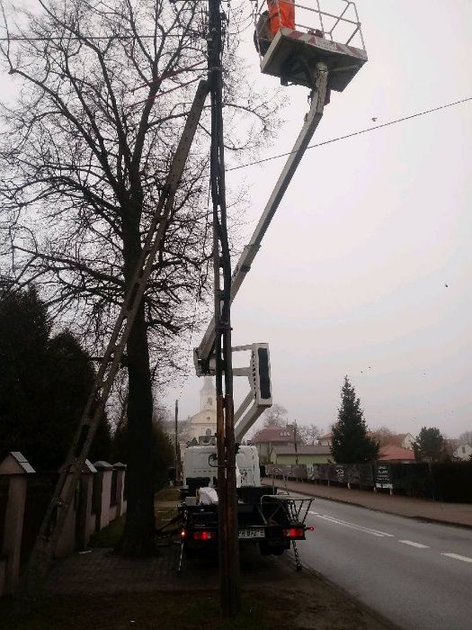 Usługi Podnośnikowe (Podnośnik Koszowy do 20metrów) Wynajem podnośnika