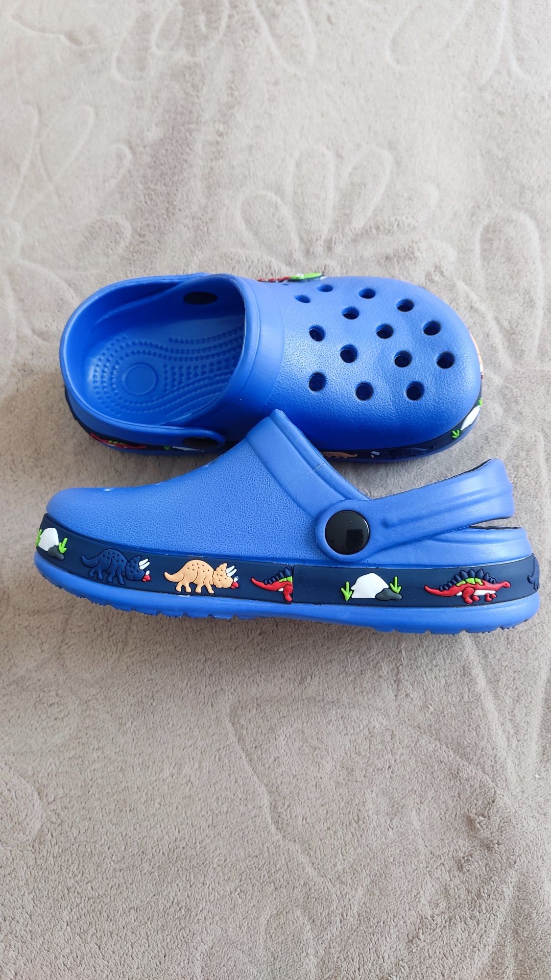 Крокси на хлопчика з діно 29р Кроксы Crocs