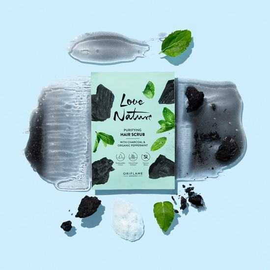 Oriflame Esfoliante Capilar Purificante com Carvão Vegetal e Menta