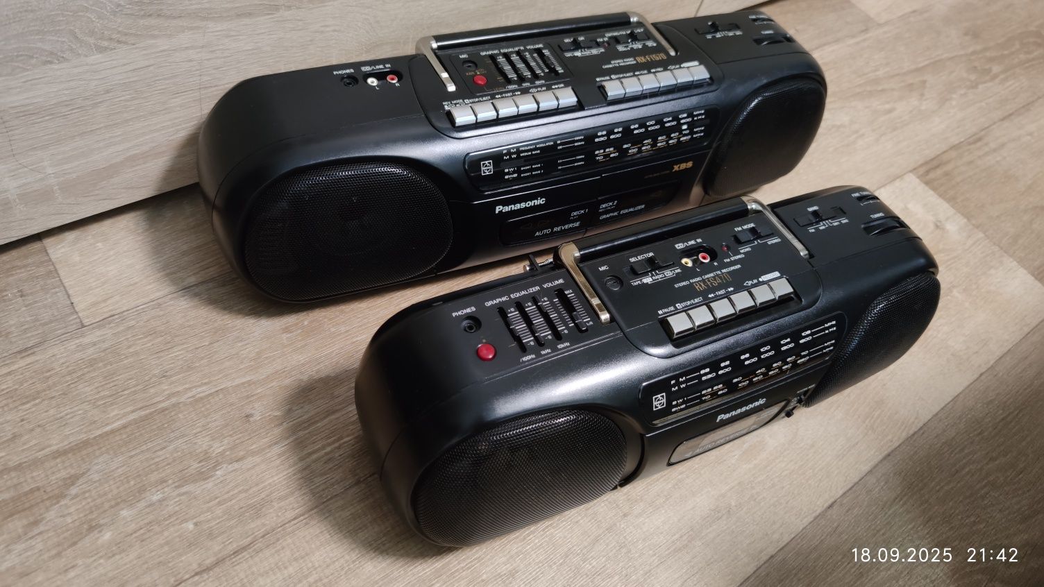 Магнитофон Panasonic RX-FS 470 и RX-FT570