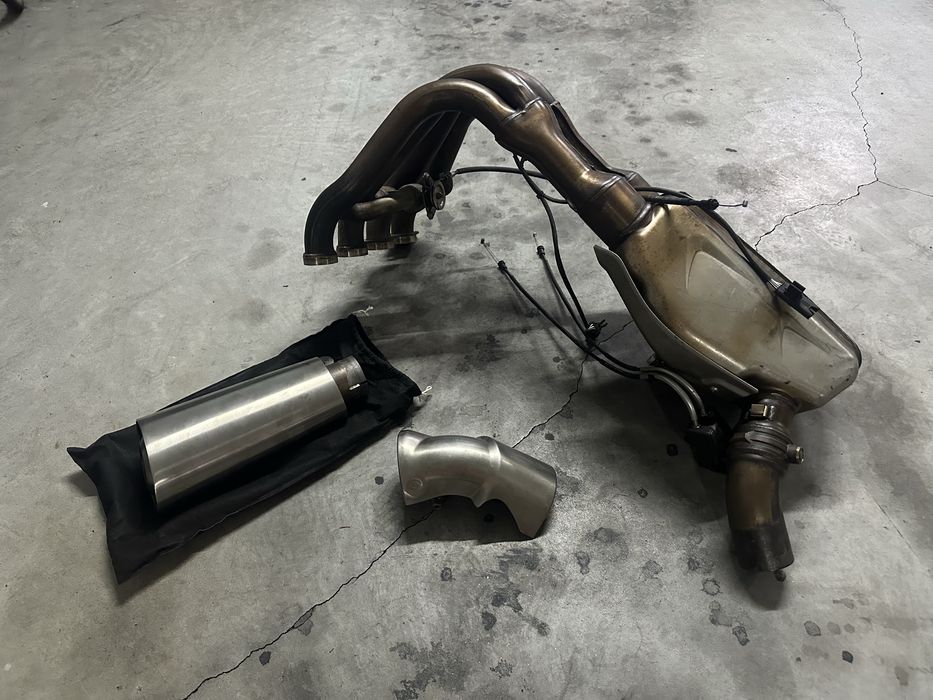 Linha de escape completo bmw s1000rr c/ colectores catalisador/panela