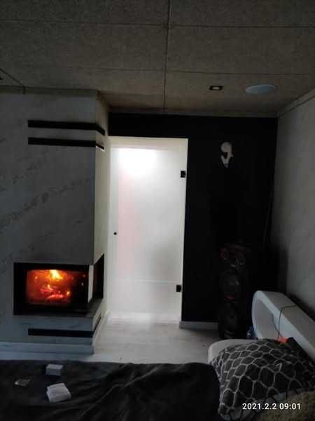 Drzwi z hartowanego szkła