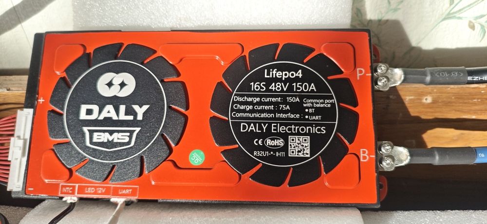 BMS плата DaLy 48V 16S 150A + Bluetooth
