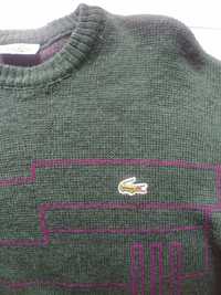 Lacoste sweter meski L XL vintage oldschool