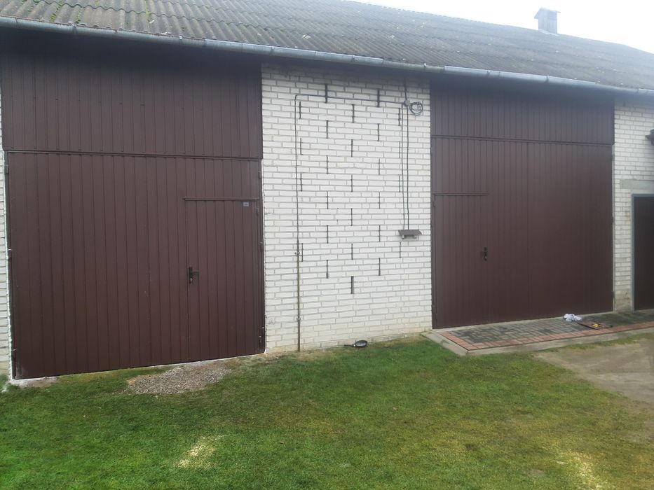 Bramy garażowe na wymiar. Bramy dwuskrzydłowe. Producent